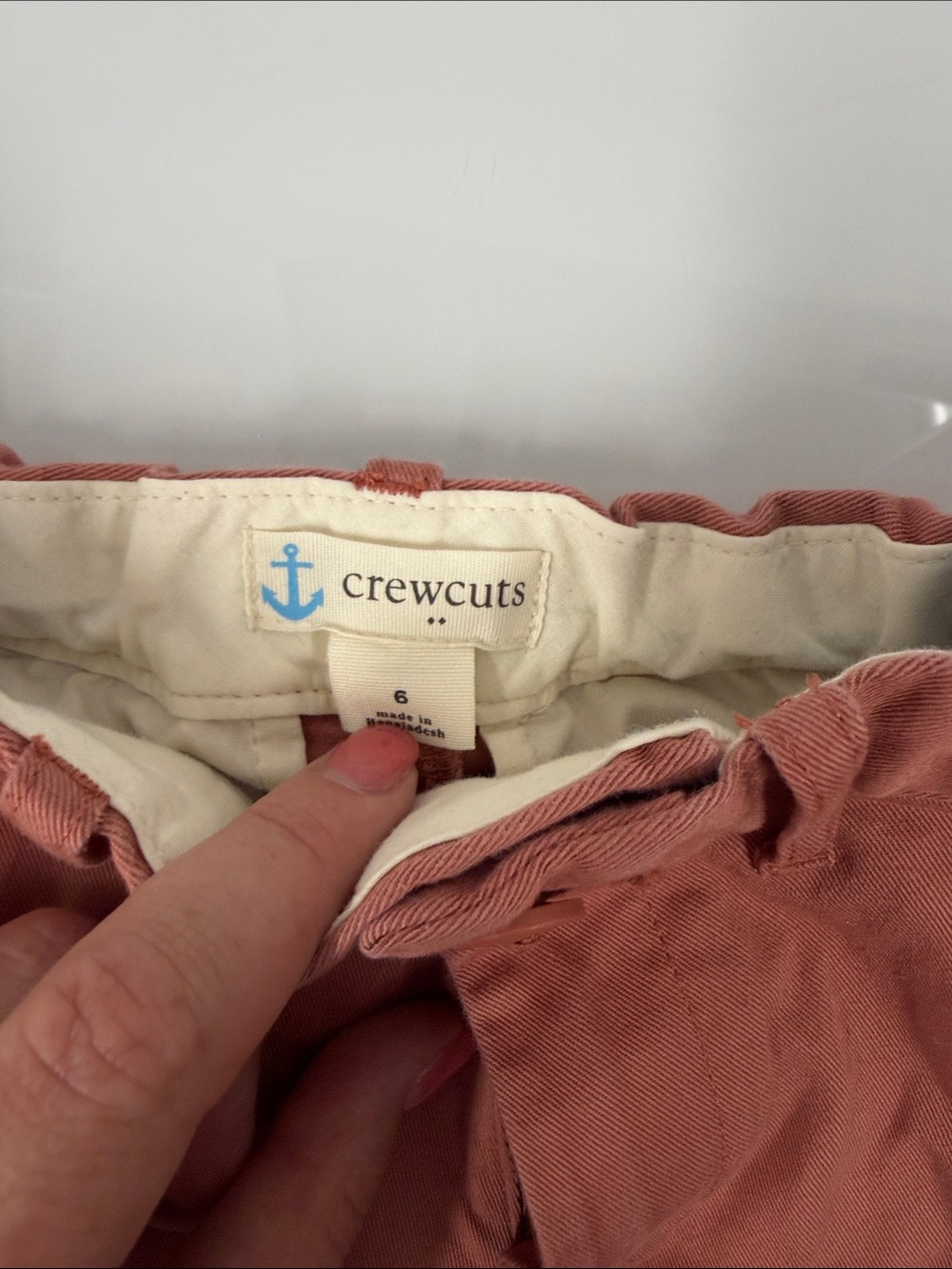 Crewcuts Boys' Flat Front Chino Shorts - Rusty Terracotta 6 - Picture 2 of 6